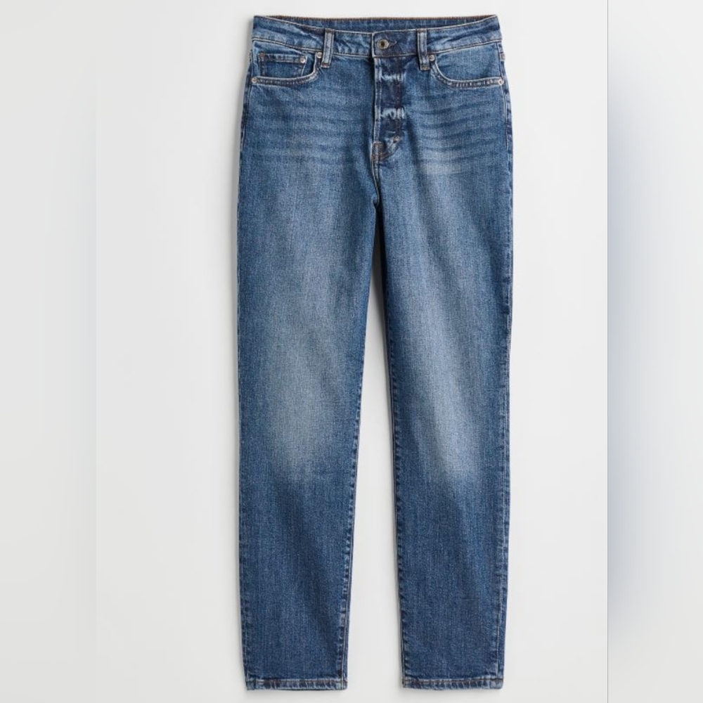 2/$25 NWT H&M Mom Fit Denim Jeans Ultra High Waist, Ankle length